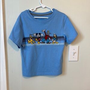 Disney Blue Cartoon Character Short Sleeve Tee